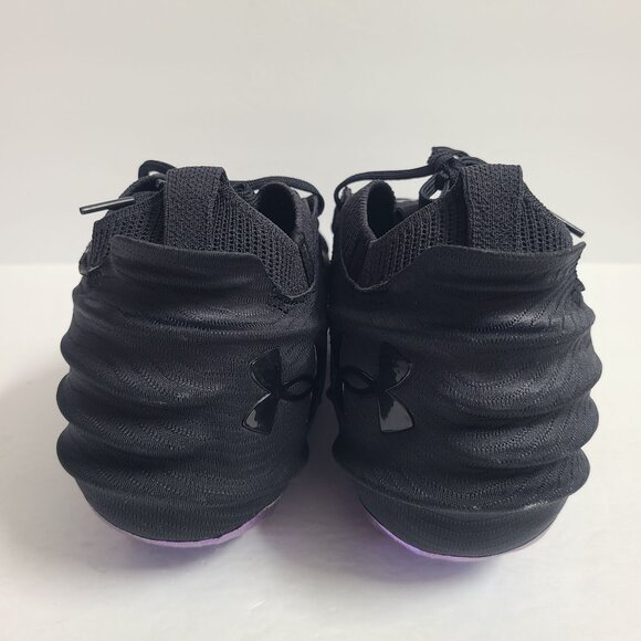 NEW Under Armour Blur Smoke Suede 2.0 Football Cleats 3027978-001 Size 8.5 Black main image 4